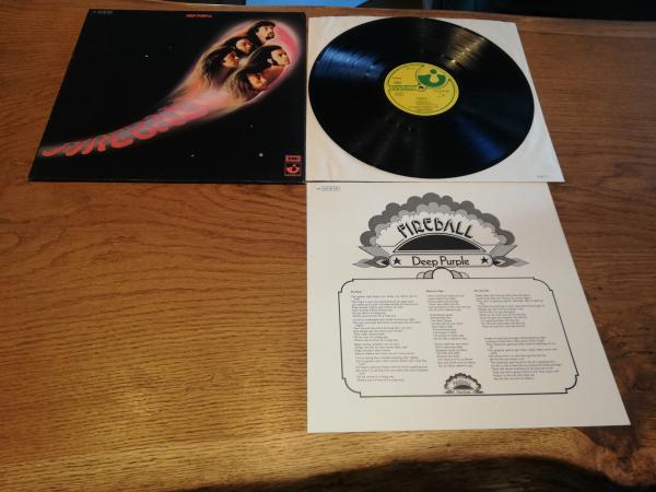 Deep Purple Fireball 1977 Harvest 1C072-92726 Deutsche Pressung NM/VG+